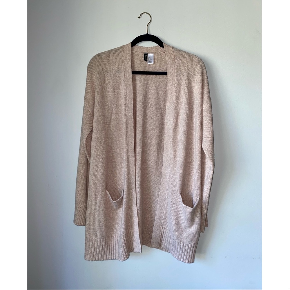H&M Divided pink cardigan